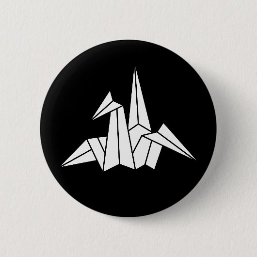 折 り 鶴 BUTTON (Vorderseite)
