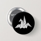 折 り 鶴 BUTTON (Vorne & Hinten)