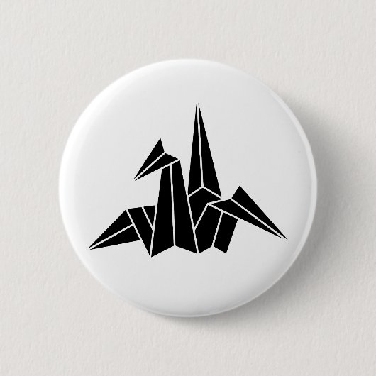 折 り 鶴 BUTTON (Vorderseite)