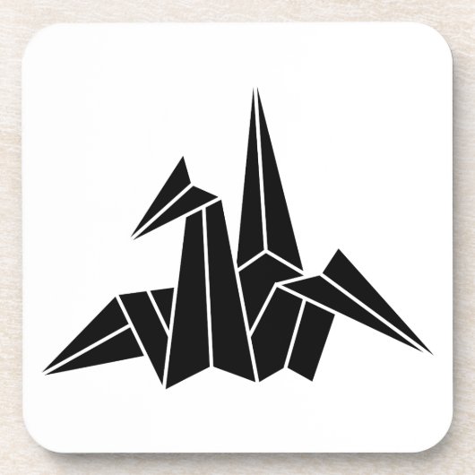 折 り 鶴 GETRÄNKEUNTERSETZER (Vorderseite)