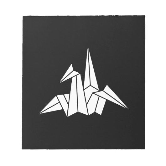 折 り 鶴 NOTIZBLOCK (Vorderseite)