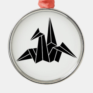 折 り 鶴 ORNAMENT AUS METALL