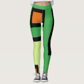 抽象画　モダン　レトロ　mapper #1 レギンス leggings (Vorderseite)