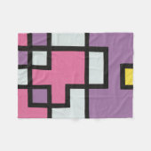 抽象画　モダン　レトロ　mapper #2 フリースブランケット fleecedecke (Vorderseite (Horizontal))