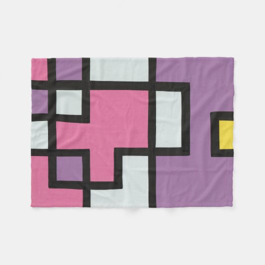 抽象画 モダン レトロ mapper #2 フリースブランケット fleecedecke (Vorderseite (Horizontal))