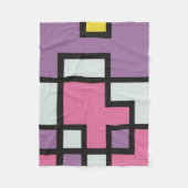 抽象画　モダン　レトロ　mapper #2 フリースブランケット fleecedecke (Vorderseite)