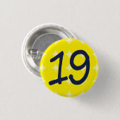 【数字】19バッチ BUTTON (Vorne & Hinten)