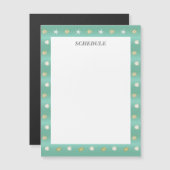 文字 カスタマイズ シェル マグネット MAGNETKARTE (Vorne/Hinten)