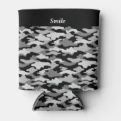 文字 カスタマイズ 迷彩 ブラック 缶クーラー DOSENKÜHLER (Vorderseite)