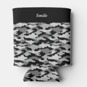 文字 カスタマイズ 迷彩 ブラック 缶クーラー DOSENKÜHLER (Rückseite)