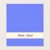 文字 カスタム とんぼ(ブルー) 名刺 VISITENKARTEN (Außenseite Aufgefaltet)