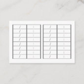 文字 カスタム 迷彩(ピンク)    予約カード TERMINKARTE (Rückseite)