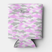 文字 カスタム 迷彩(ピンク) 缶クーラー DOSENKÜHLER (Vorderseite)