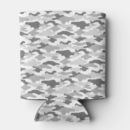 文字　カスタム　迷彩（ホワイト） 缶クーラー DOSENKÜHLER (Rückseite)