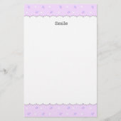 文字 カスタム 野ばら&リボン(ピンク) BRIEFPAPIER (Vorderseite)