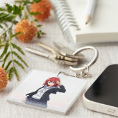 日本のアニメ風女子キャラクター SCHLÜSSELANHÄNGER (Vorderseite rechts)