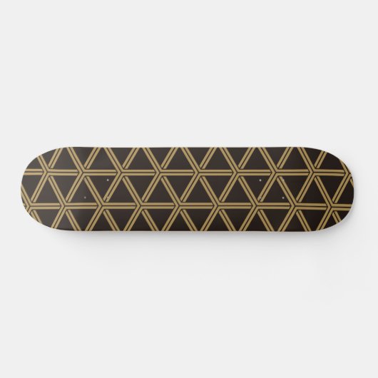 日本の伝統文様 毘沙門亀甲 Japan traditional Skateboard (Horizontal)