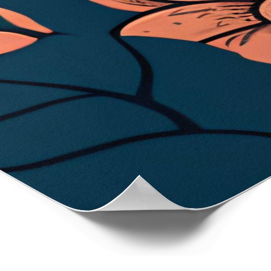 日本の伝統的なヴィンテージデザインを使用したアート作品 フレンチブルドッグ犬 POSTER (Ecke)