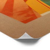 日本の伝統的なヴィンテージデザインを使用したアート作品 相撲力士 POSTER (Ecke)