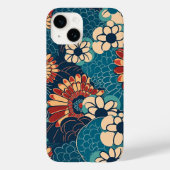 日本の伝統的なヴィンテージデザインを使用したアート作品 花 Case-Mate iPhone HÜLLE (Rückseite)