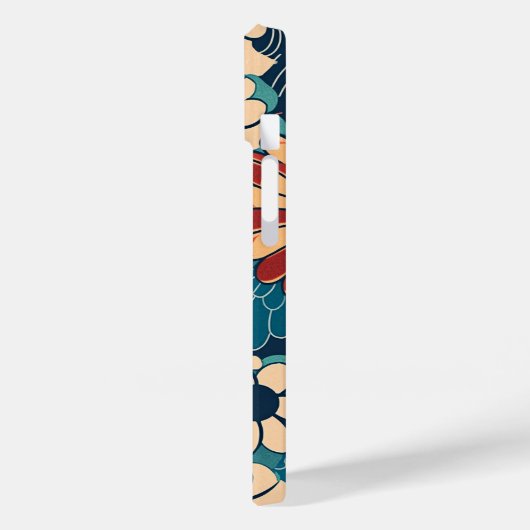 日本の伝統的なヴィンテージデザインを使用したアート作品 花 Case-Mate iPhone HÜLLE (Rückseite / Links)