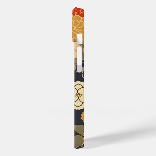 日本の伝統的なヴィンテージデザインを使用したアート作品 花 Case-Mate iPhone HÜLLE (Rückseite / Links)
