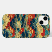 日本の伝統的なヴィンテージデザインを使用したアート作品 雲 Case-Mate iPhone HÜLLE (Rückseite (Horizontal))