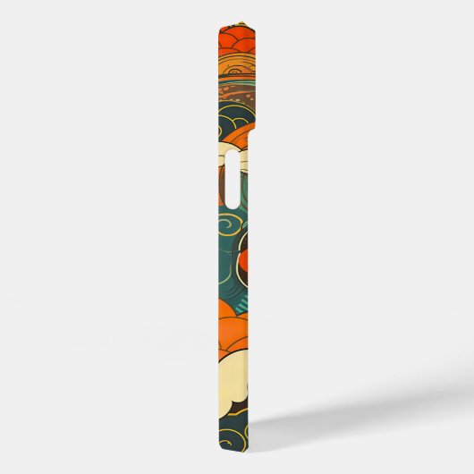 日本の伝統的なヴィンテージデザインを使用したアート作品 雲 Case-Mate iPhone HÜLLE (Rückseite / Rechts)