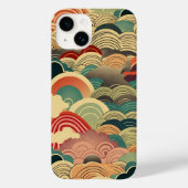 日本の伝統的なヴィンテージデザインを使用したアート作品 雲 Case-Mate iPhone HÜLLE (Rückseite)