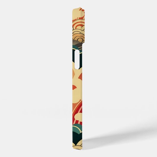 日本の伝統的なヴィンテージデザインを使用したアート作品 雲 Case-Mate iPhone HÜLLE (Rückseite / Rechts)