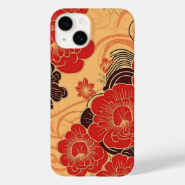 日本の伝統的なヴィンテージデザインを使用したアート作品 Case-Mate iPhone 14 HÜLLE