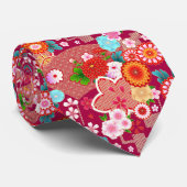 日本の伝統的な着物スタイル KRAWATTE (Gerollt)