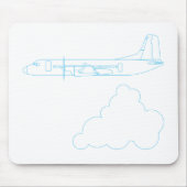 日本の飛行機「YS-11」 MOUSEPAD (Vorne)