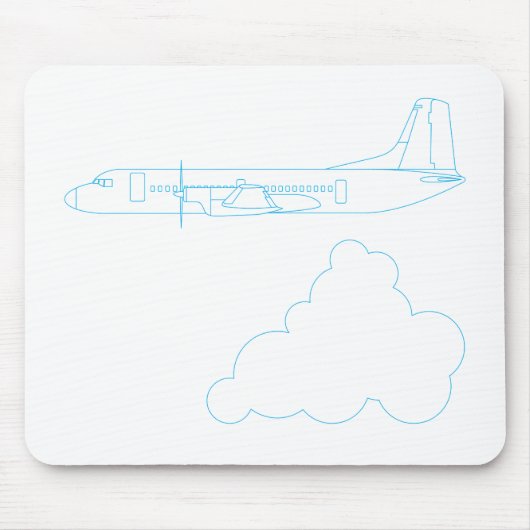 日本の飛行機「YS-11」 MOUSEPAD (Vorne)
