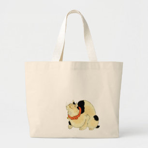 日本猫, 国芳 japanische Katze, Kuniyoshi, Ukiyo-e Jumbo Stoffbeutel