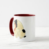 日本猫, 国芳 japanische Katze, Kuniyoshi, Ukiyo-e Tasse (Vorderseite Links)