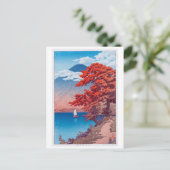 日 中 禅 湖 Chûzenji-See in Nikkô, Hasui Kawase, 光 Postkarte (Stehend Vorderseite)