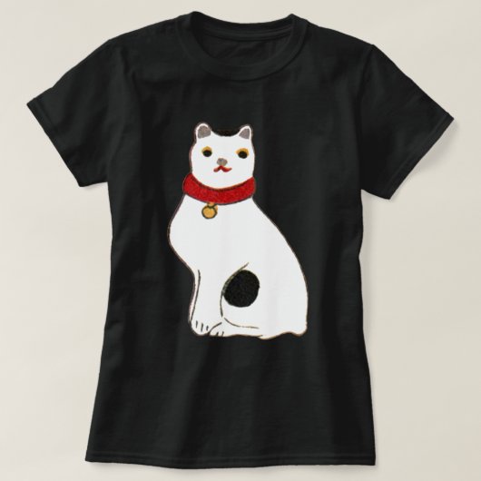 日 本 の の 人, Puppe der japanischen Katze T-Shirt (Design vorne)
