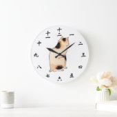 日 本 猫, 国 Japanischer Katze, Kuniyoshi, Ukiyo-e Große Wanduhr (Zuhause)