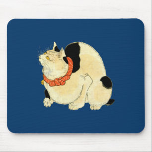 日 本 猫, 国 Japanischer Katze, Kuniyoshi, Ukiyo-e Mousepad