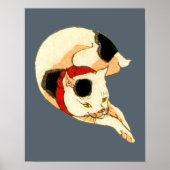 日 本 猫, 国 Japanischer Katze, Kuniyoshi, Ukiyo-e Poster (Vorne)