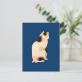 日 本 猫, 国 Japanischer Katze, Kuniyoshi, Ukiyo-e Postkarte (Stehend Vorderseite)