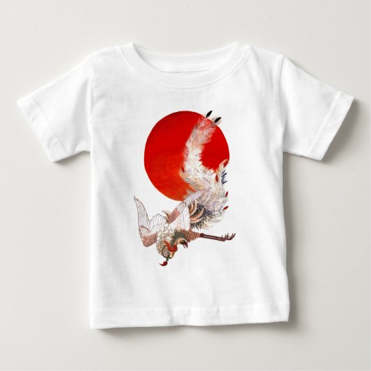 旭日鳳凰 伊藤若冲 鳳凰 日本 BABY T-SHIRT (Vorderseite)