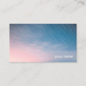 明け方の空と流星 シンプルな名刺　ビジネスカード　ショップカード VISITENKARTE (Vorderseite)