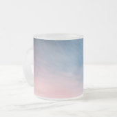 明け方の空と流星　フロストマグカップ MATTGLASTASSE (Vorderseite Links)