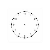 時計 GUMMISTEMPEL (Prägung)