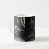 曾我蕭白『 龍図 』 , Japanese Dragon Kaffeetasse (Vorderseite Links)