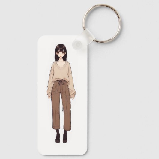 月影 奏音(tsukikage kanade) schlüsselanhänger (Rückseite)