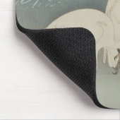 月 と 鷺, 古 Egrets & Moon, Koson, Ukiyo-e, 邨 Mousepad (Ecke)