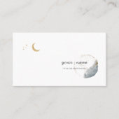 月・太陽・惑星 シンプルな名刺 ・ビジネスカード・ショップカード 名刺 VISITENKARTE (Vorderseite)